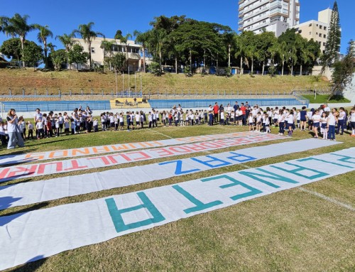 Colégio Catarinense participa da iniciativa “Manto da Paz” da Rede das Escolas Associadas PEA/UNESCO