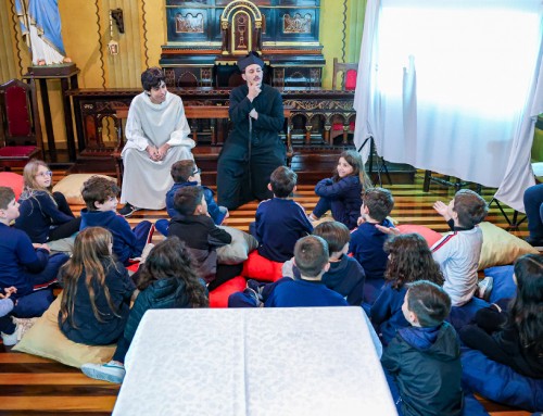 Atividade integra alunos do 3º ano e da 3ª série por meio de cartas a Santo Inácio
