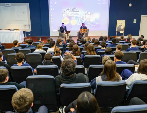 Em visita ao Colégio Catarinense, diretor da RJE conversa com líderes inacianos