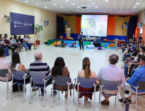 Socialização de Saberes: turmas da Educação Infantil III destacam aprendizagens em uma viagem lúdica pelo mundo