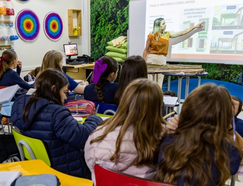 Estudantes do 5º ano aprendem sobre moradia sustentável em projeto de Ecologia integral